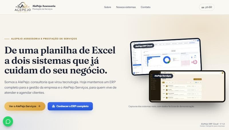 AlePejo — Início